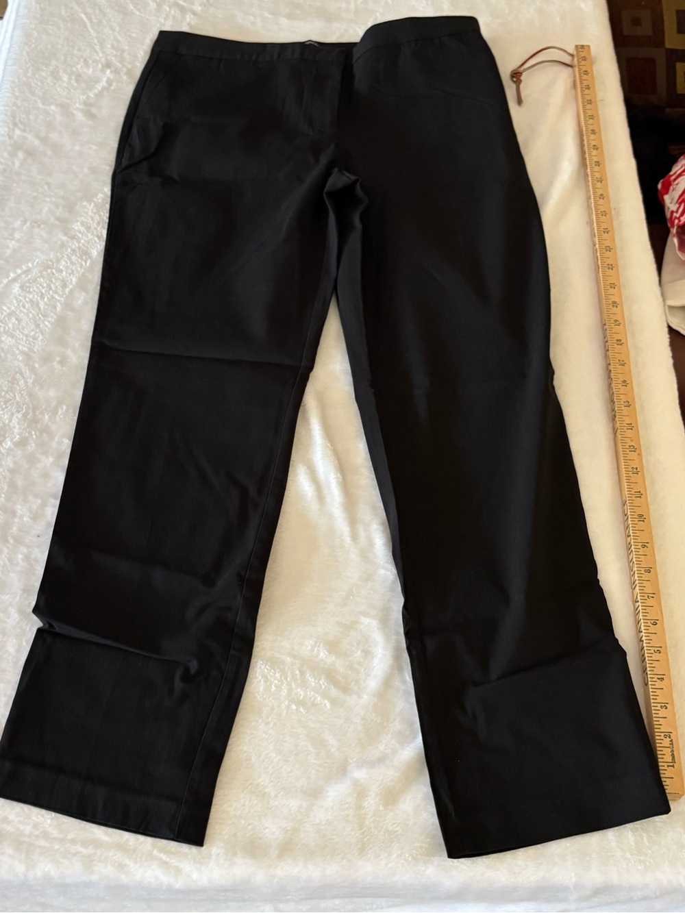 Mario Serrani Black Wide-Leg Pants